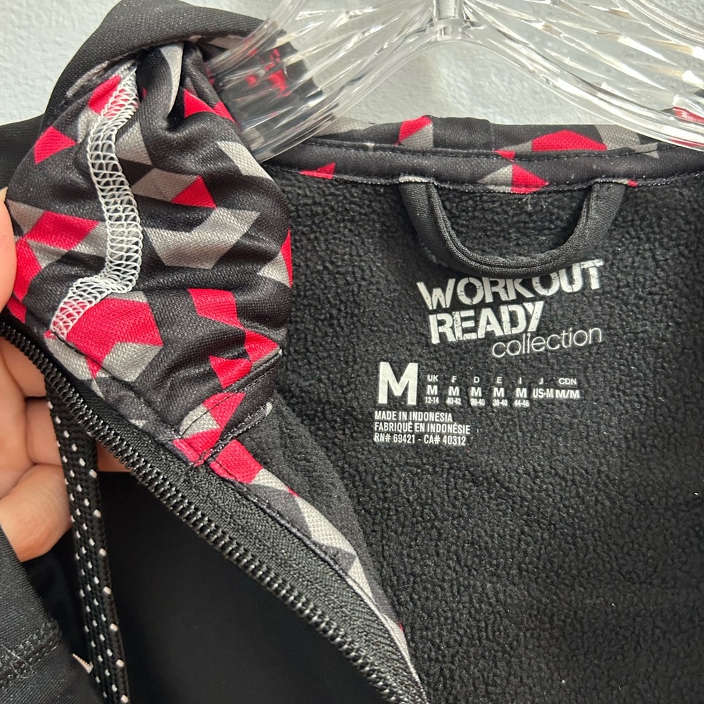 Reebok Black Women's Zip-Up Hoodie - Picture 3 of 3